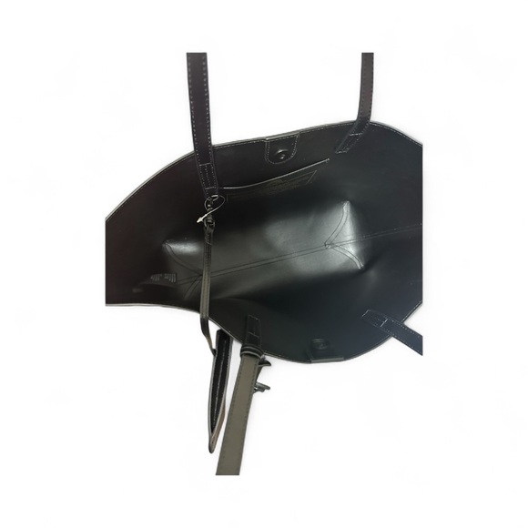 NWT Kurt Geiger Chelsea  Black Leather Tote Bag - Picture 4 of 5